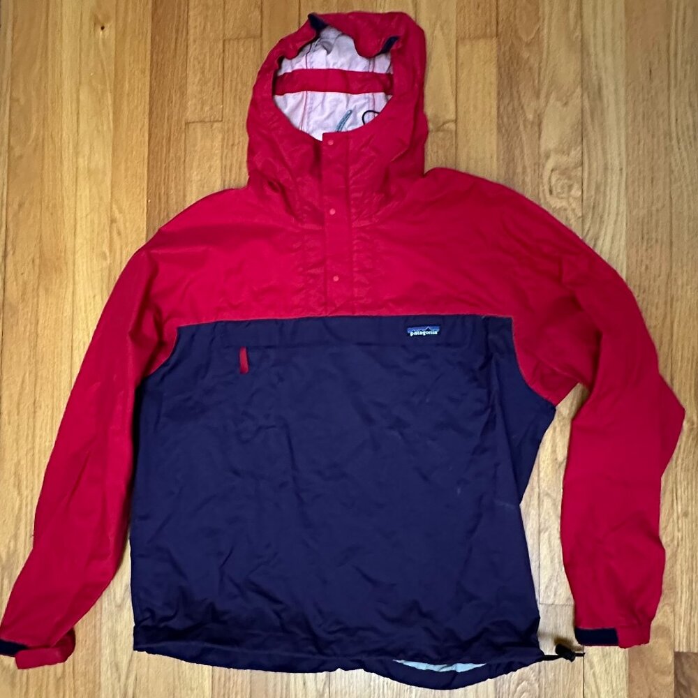 Patagonia Vintage Water Resistant Shell Pullover Jacket Men's Medium